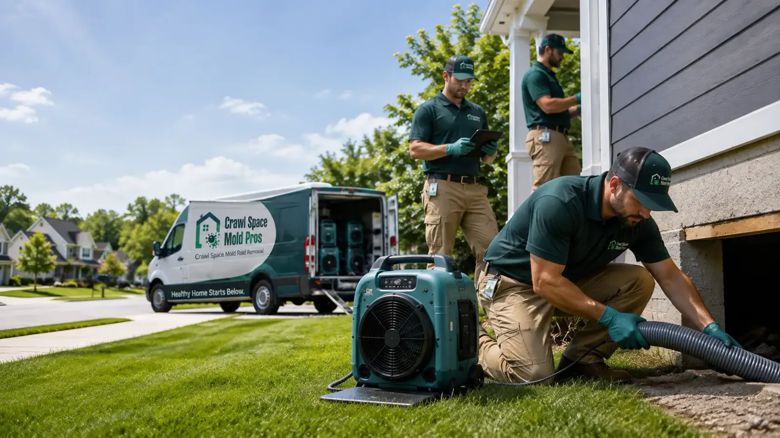 Crawl Space Mold Removal in English, IN